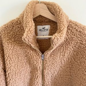 Hollister teddy bear jacket